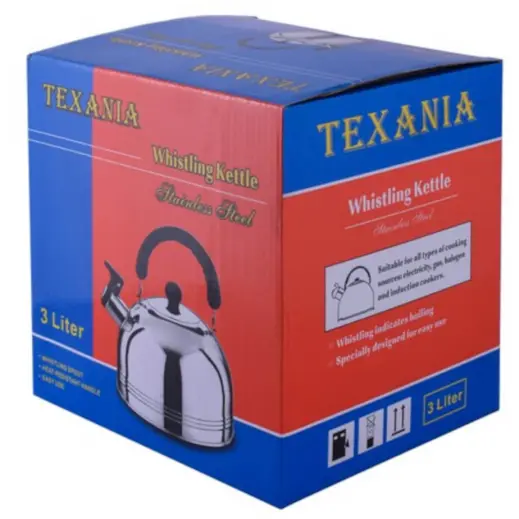 3 Litre Stovetop Whistling Kettle Gift Box